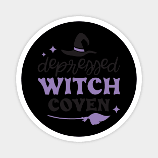 Depressed Witch Coven Magnet